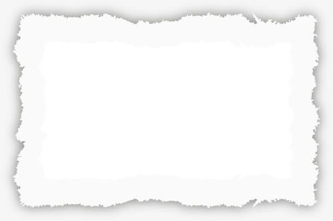 创意合成撕纸效果白色免抠