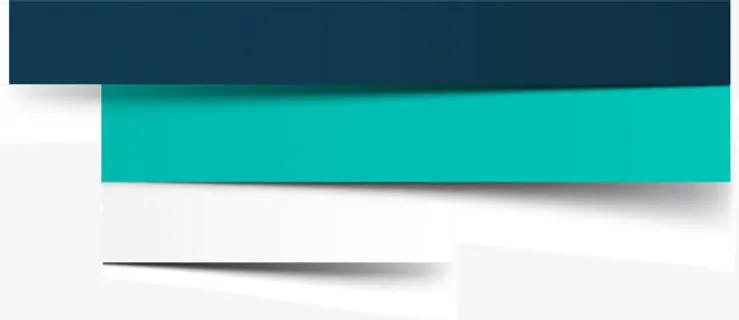 绿色简约标签免抠