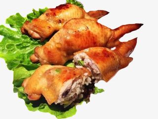 台式蜜汁美食鸡翅包饭免抠