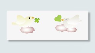 两只幸福的小鸟免抠