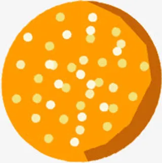 春天黄色纹理花蕊免抠