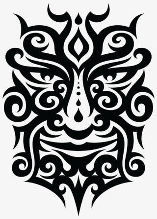 纹身 花纹 底纹免抠