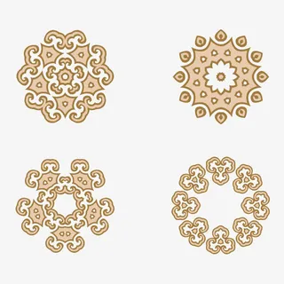 欧式花纹边框免抠