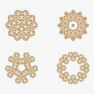 欧式花纹边框免抠