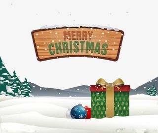 圣诞装饰图免抠