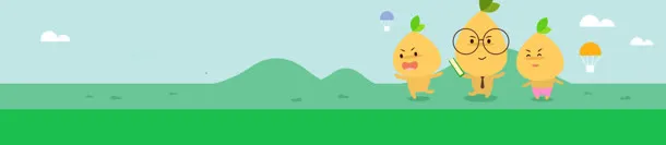 卡通教育扁平人偶背景banner