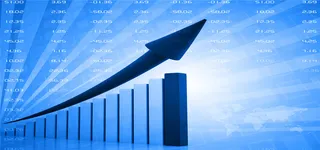 蓝色商务表柱海报背景高清