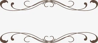 黑色树藤框架免抠