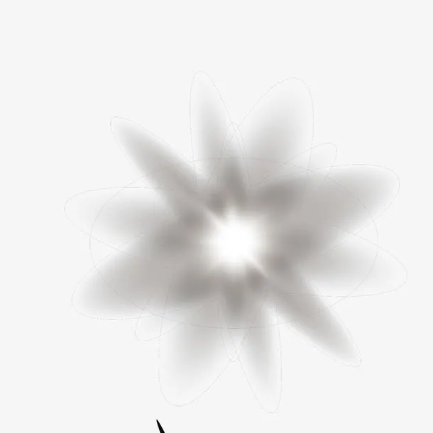 矢量素材图案白光光晕免抠