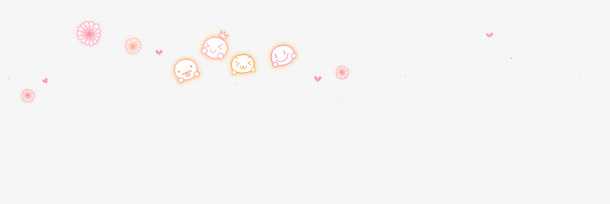 可爱卡通漂浮免抠