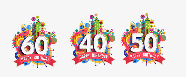 生日元素合集免抠