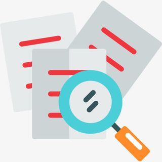 手绘放大镜免抠