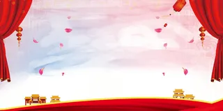 年瑞犬迎春戊戌年狗年海报背景高清