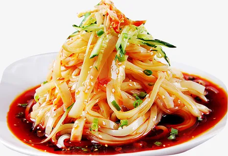 传统美食红油凉面免抠