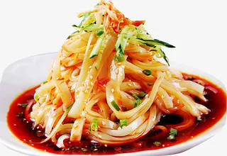 传统美食红油凉面免抠