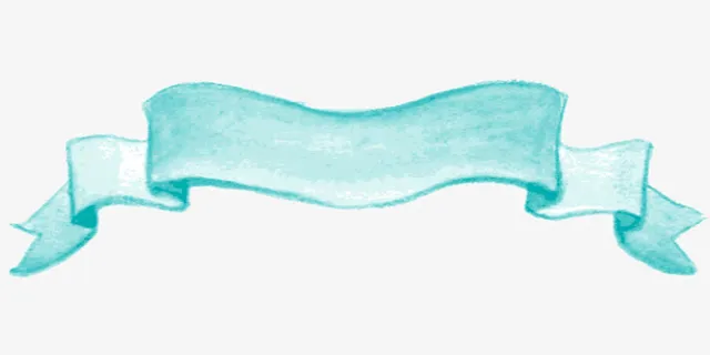 淡蓝边框栏免抠