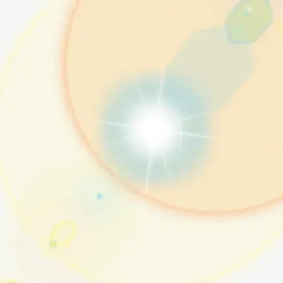 黄色的光晕免抠