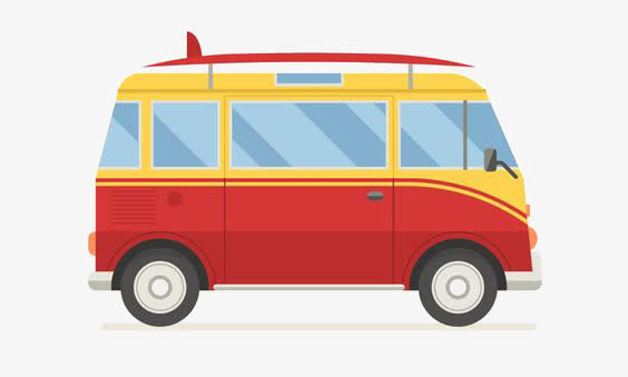 扁平化小汽车免抠