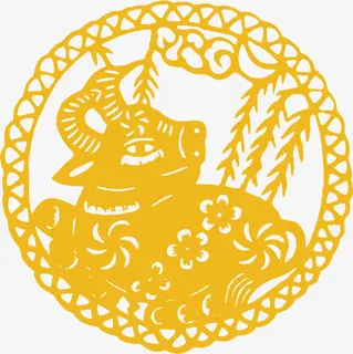 十二生肖剪纸素材免抠