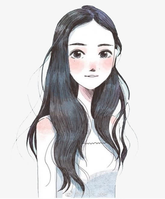 卡通女孩免抠