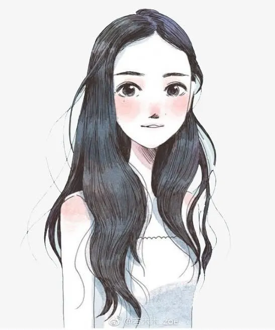 卡通女孩免抠