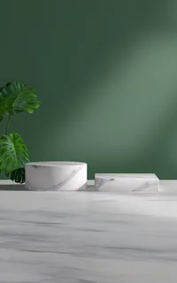 绿绿的墙绿绿的叶和台子的场景免抠背景场景背景元素 绿绿的墙绿绿的叶和台子的场景免抠背景场景背景元素