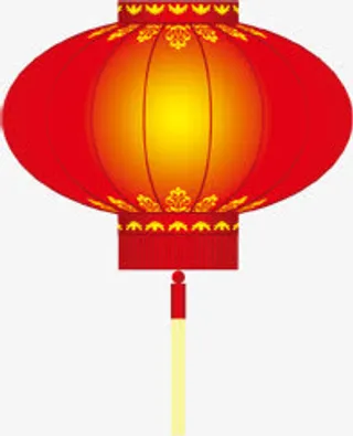 红灯笼免抠