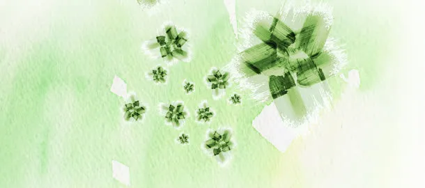 绿色小清新背景