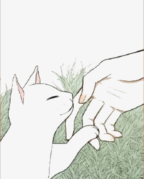 手绘猫咪免抠
