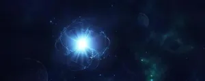 宇宙银河星空蓝色光效线条免抠