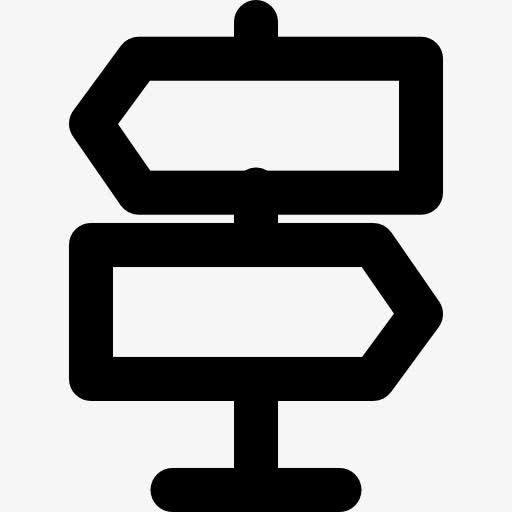 道路指示标志图标免抠