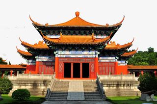 南海影视城寺庙免抠