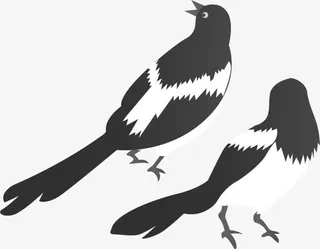 手绘燕子日历素材免抠