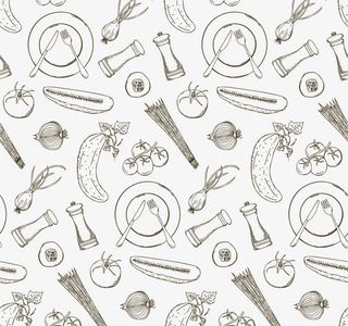 食物厨具背景免抠