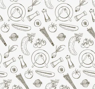 食物厨具背景免抠