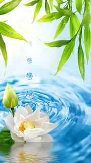 落水中的水珠H5素材背景高清