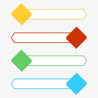 矢量标签分类免抠