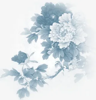 中国风手绘牡丹免抠