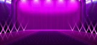 舞台激情狂欢紫色服装海报背景高清