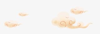 卡通白色立体云朵装饰免抠