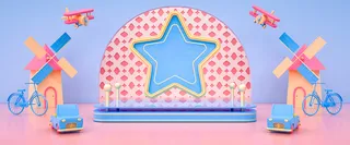 粉色 首页 卡通高清