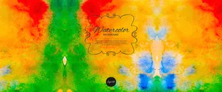 水彩晕染背景高清