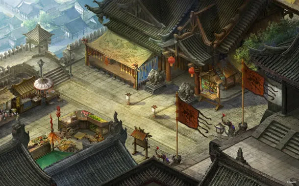 手绘3d游戏插画免抠