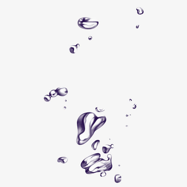 高清水珠水花免抠