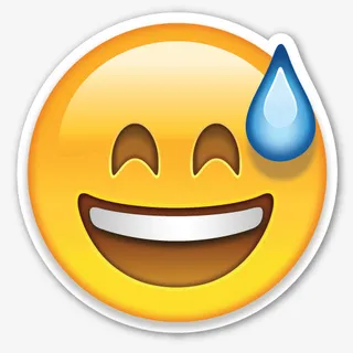 卡通流汗的表情装饰免抠