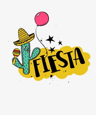 戴帽子仙人掌免抠