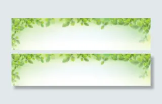 绿树清新背景banner