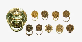 古代大门把手免抠