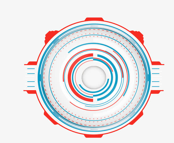 科技感不规则图片免抠