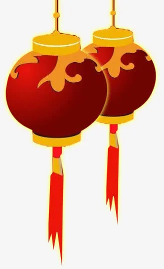 元宵红灯笼免抠